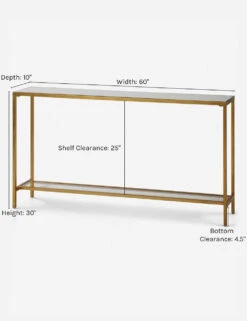 Hasina Console Table -VIAN Furniture Shop hasina console table
