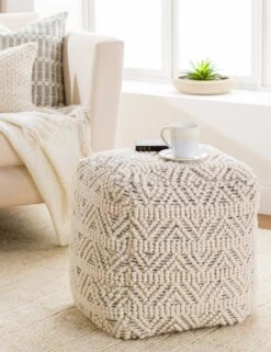 Courtney Square Pouf -VIAN Furniture Shop hgpf008 styleshot 201