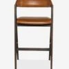 Sandia Leather Bar Stool, Natural -VIAN Furniture Shop hgsr741 f
