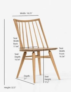Lanae Dining Chair -VIAN Furniture Shop isadora chair sandy oak 1 1 1