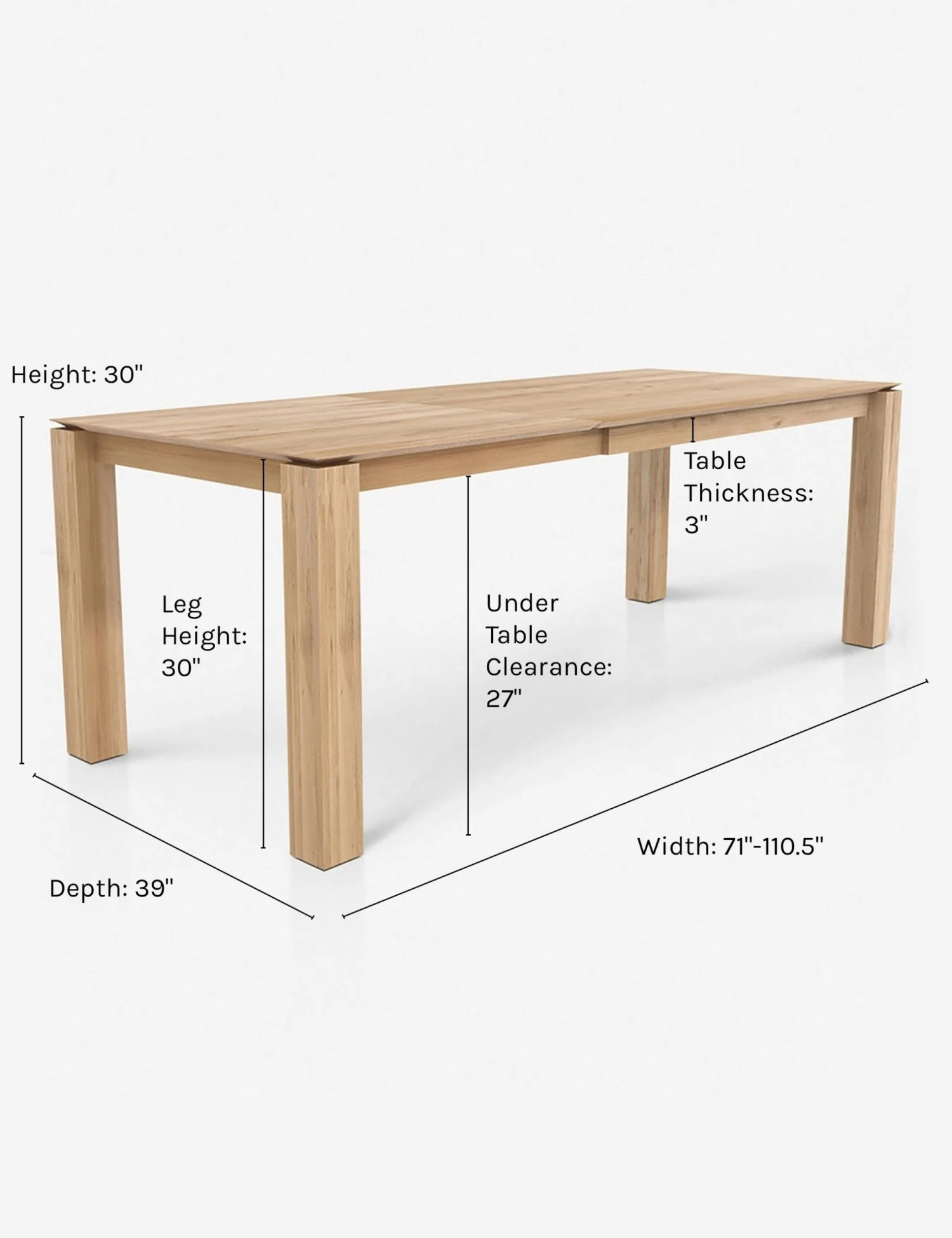 Kaiza Extendable Dining Table 8 Kaiza Extendable Dining Table - Image 6
