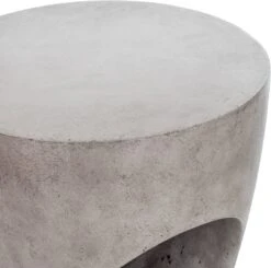 Katelle Indoor / Outdoor Stool -VIAN Furniture Shop katelle indoor outdoor stool gray 4