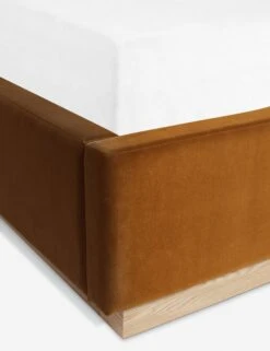 Lockwood Bed By Ginny Macdonald -VIAN Furniture Shop lockwood bed velvet cognac