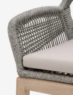 London Indoor / Outdoor Dining Arm Chair -VIAN Furniture Shop loom outdoor arm chair platinum gray teak 2 01