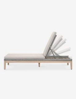 London Indoor / Outdoor Chaise -VIAN Furniture Shop loom outdoor chaise platinum 1 07