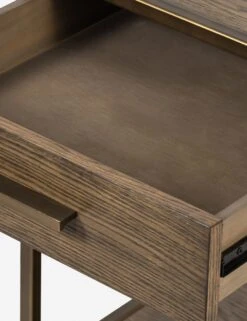 Mariam Nightstand -VIAN Furniture Shop mariam nightstand dark hazel 2