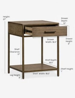 Mariam Nightstand -VIAN Furniture Shop mariam nightstand 1