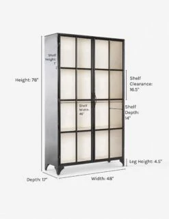 Marjorie Curio Cabinet -VIAN Furniture Shop marjorie curio cabinet