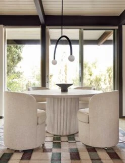 Rutherford Round Dining Table -VIAN Furniture Shop marli rug dining room 3331 1 version 2 2