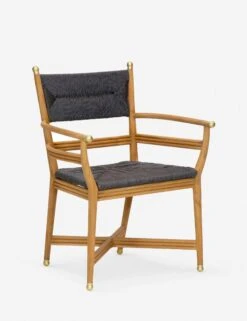 Morris & Co. Kelmscott Rush Indoor / Outdoor Dining Arm Chair -VIAN Furniture Shop morris co auberon rush arm chair black