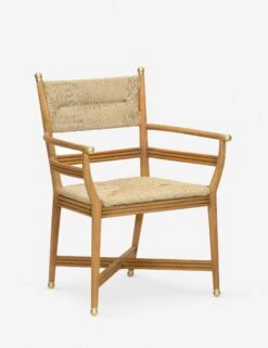 Morris & Co. Kelmscott Rush Indoor / Outdoor Dining Arm Chair -VIAN Furniture Shop morris co auberon rush arm chair natural