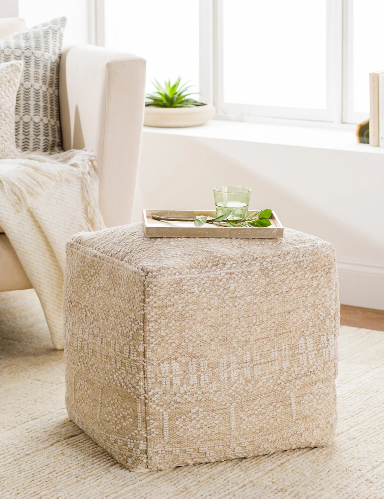 Lavina Square Pouf 4 Lavina Square Pouf - Image 2