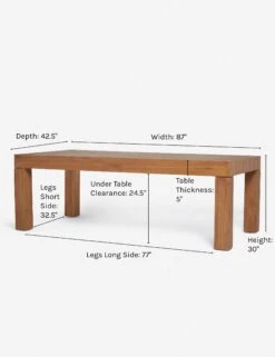 Ness Indoor / Outdoor Dining Table -VIAN Furniture Shop ness dining table 2820
