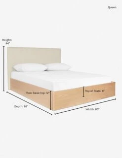 Nia Bed -VIAN Furniture Shop nia bed l0455954 queen 1