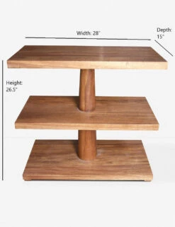 Oline Side Table -VIAN Furniture Shop oline side table dark walnut 1