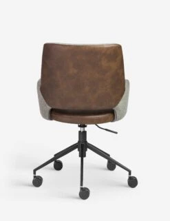 Randy Office Chair -VIAN Furniture Shop randy office chair gray and brown 4 2f3d433c 1ac9 4af1 9443 3769c7ffcf64