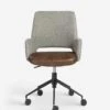 Randy Office Chair -VIAN Furniture Shop randy office chair gray and brown 5 1dd78104 2974 45a4 8fad c82e1b857354