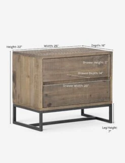 Rezi Nightstand -VIAN Furniture Shop rezi nightstand fixed 2 1