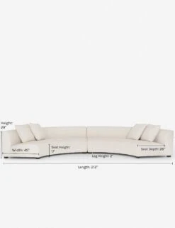 Saban 2-Piece Curved Sectional Sofa -VIAN Furniture Shop saban 2 piece crescent sectional sofa ivory 1564991625 861fbeaa a28e 4a6a aa18 d725e66fa11e