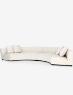 Saban 2-Piece Curved Sectional Sofa -VIAN Furniture Shop saban 2 piece crescent sectional sofa ivory 2 1564991625 b28438fd 4554 4b35 a584 903c25d4ec97