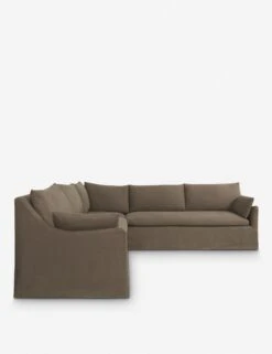 Portola Slipcover Corner Sectional Sofa -VIAN Furniture Shop sundry slipcover sectional mushroom l0457357 1