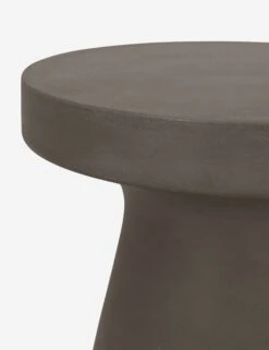 Risy Indoor/Outdoor Round Side Table -VIAN Furniture Shop tack accent table slate grey concrete dark 2 02