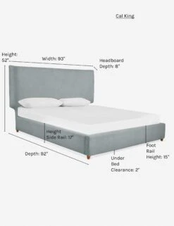 Valen Platform Bed -VIAN Furniture Shop valen bed dove como 2 cal king a4ce1a8a 1536 4043 8ccf a635ac93f367