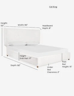 Valen Platform Bed -VIAN Furniture Shop valen bed opt white lebico 2 cal king 65adcc7c b5ce 46a9 b59e 971f4160d9ac