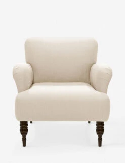 Vyolet Accent Chair -VIAN Furniture Shop vyolet linen chair talc 1 1 1