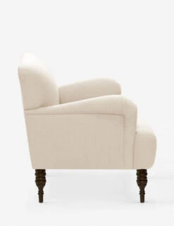 Vyolet Accent Chair -VIAN Furniture Shop vyolet linen chair talc 2 1 1