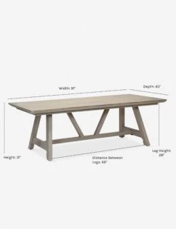 Morris & Co. Kelmscott Dining Table -VIAN Furniture Shop wmkedt gw 1 1